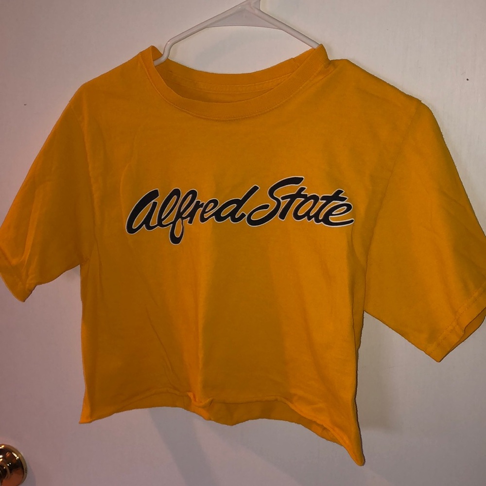 Crop College Tee